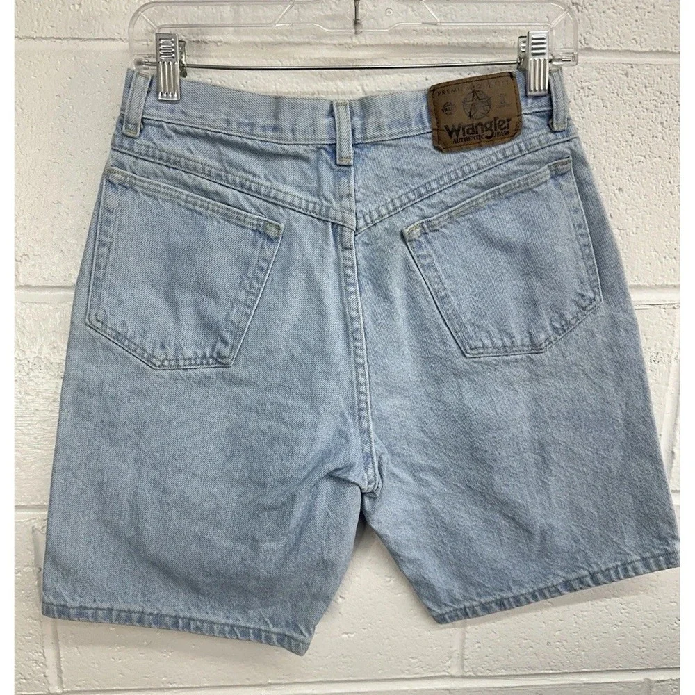 VTG Y2K Wrangler Light Wash Baggy Mom High Rise‎ Jean Shorts / Women's 30